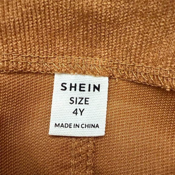 NWOT SHEIN Little Girls Jumper Dress - Picture 3 of 3